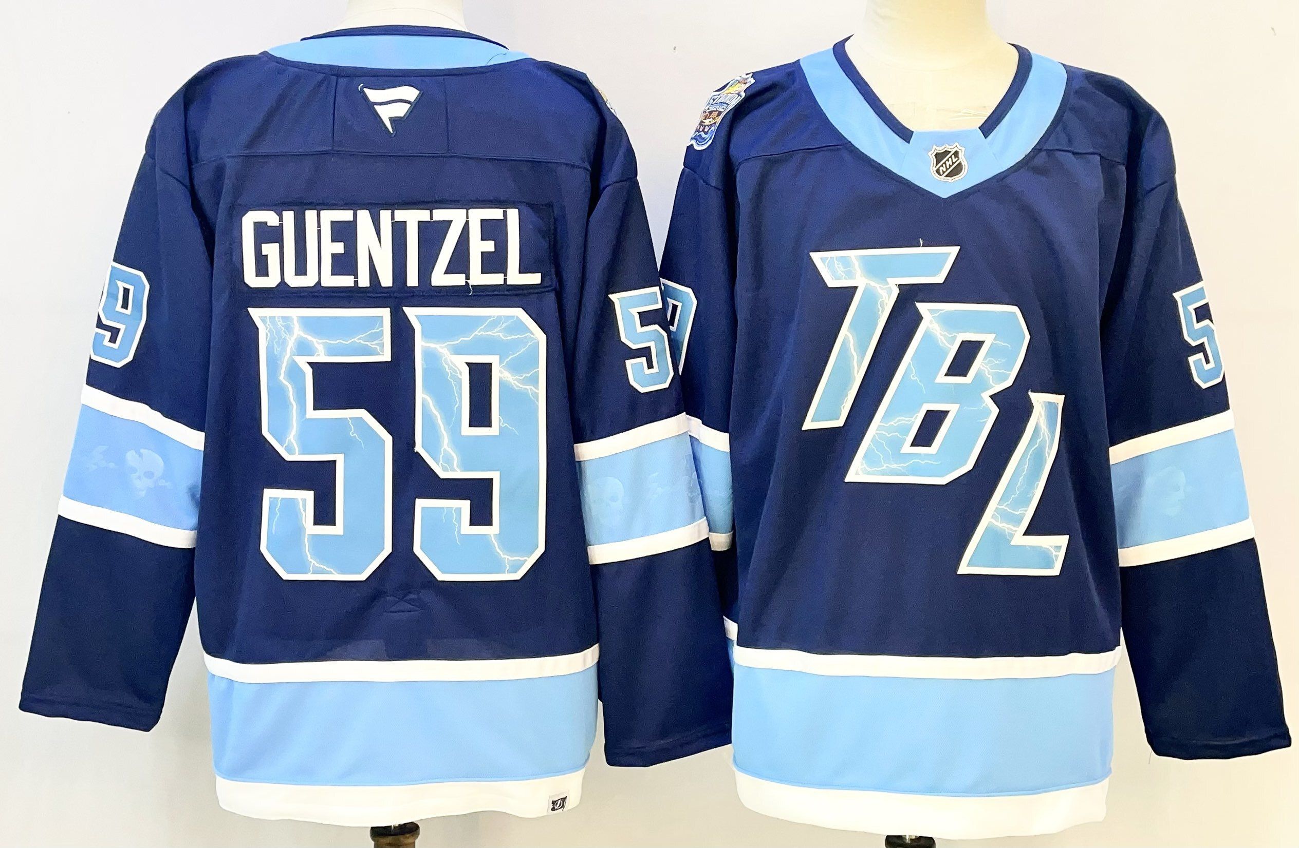 Men Tampa Bay Lightning #59 Guentzel Blue 2026 Adidias NHL Jersey style 001->tampa bay lightning->NHL Jersey